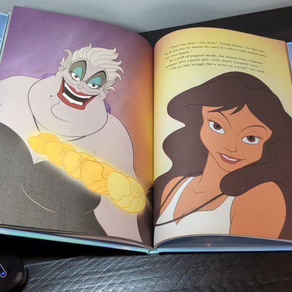 Vintage Disney The Little Mermaid Story Story Book Hardcover 1997 Princess - Picture 10 of 14